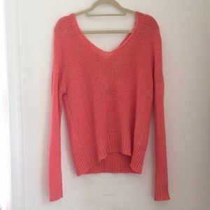 Coral Urban Outfitters (Sparkle & Fade) Sweater